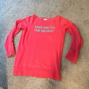 Lilly Pulitzer Vintage Sweater Take Me To The Beach